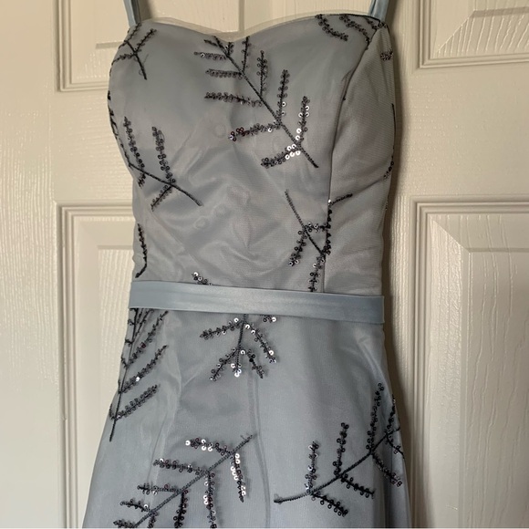 SHEIN PROM NWOT Winter Look Formal Dress Women’s Size S, US 4 Empire Waist - Picture 3 of 6